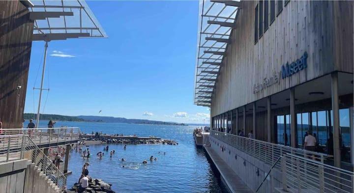 Exclusive Apartment, Sea View To Fjord, Located On Water In Center